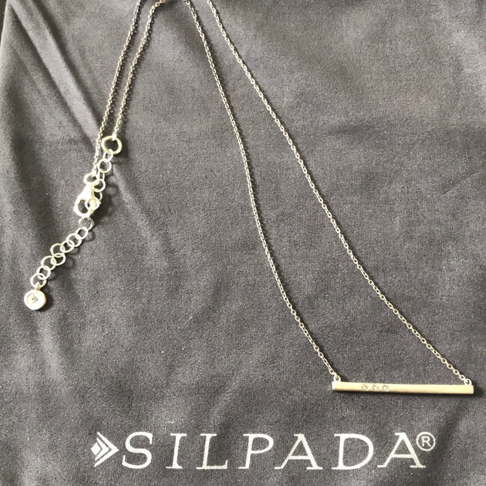 Silpada Dotted Line Necklace